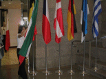 Hungarian flag at the EU Commission's Delegation in Washington