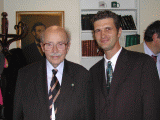 Dr. Otto von Habsburg with HAF President Sandor Vegh